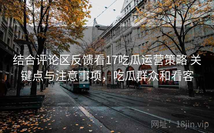 结合评论区反馈看17吃瓜运营策略 关键点与注意事项，吃瓜群众和看客