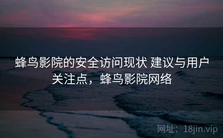 蜂鸟影院的安全访问现状 建议与用户关注点，蜂鸟影院网络