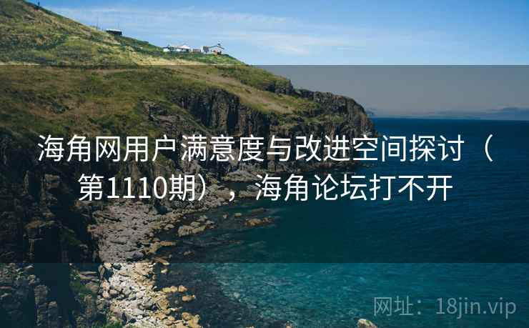 海角网用户满意度与改进空间探讨（第1110期），海角论坛打不开