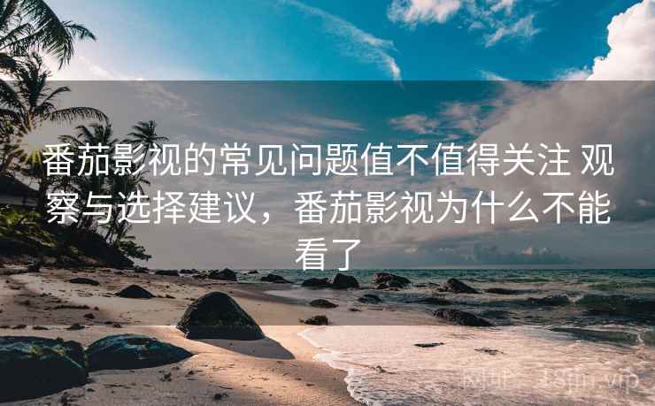 番茄影视的常见问题值不值得关注 观察与选择建议，番茄影视为什么不能看了